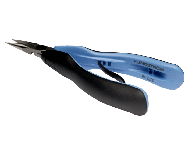 ESD Клещи с полуобли гладки челюсти "CN", 158.5 mm Lindstrom RX 7890