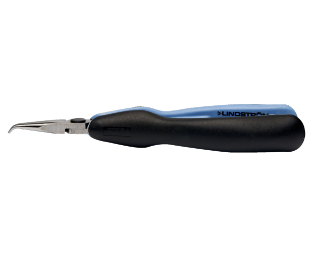 ESD Клещи с полуобли гладки челюсти под ъгъл 60' 155.5 mm Lindstrom RX 7892