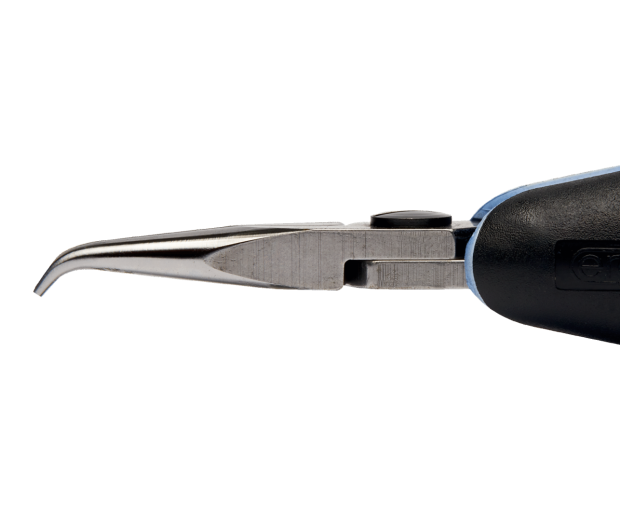 ESD Клещи с полуобли гладки челюсти под ъгъл 60' 155.5 mm Lindstrom RX 7892