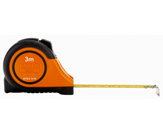 Ролетка 3 m с магнит, mm, клас II BAHCO MTB-3-16-M