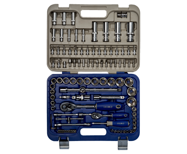 Комплект вложки и аксесоари 1/4' и 1/2', 101 части Irimo 129-101-4