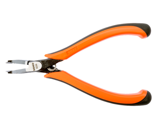 Клещи резачки с челюсти под ъгъл 45', 129 mm BAHCO 4239