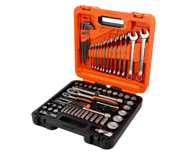 Комплект вложки и аксесоари на 1/4'' и 1/2'', 98 части BAHCO S98MC1H