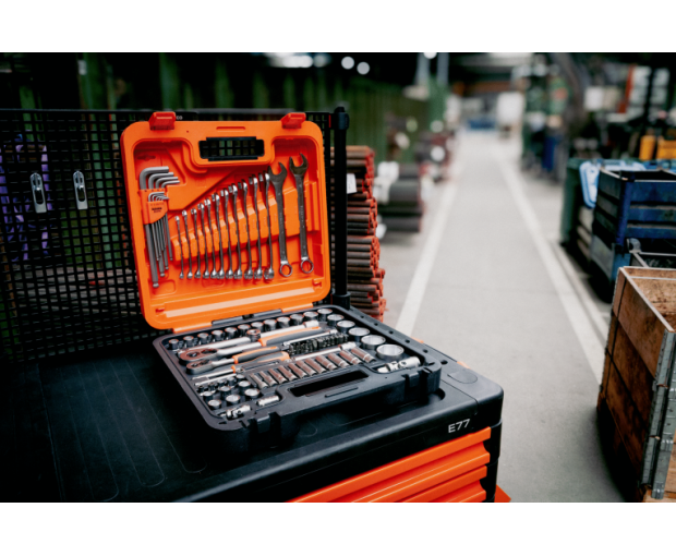 Комплект вложки и аксесоари на 1/4'' и 1/2'', 98 части BAHCO S98MC1H