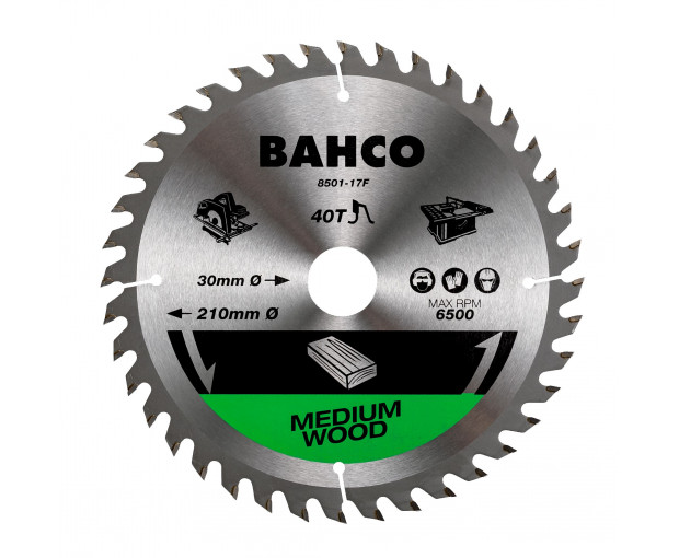 Циркулярен диск за дърво 170 mm, 18 зъба BAHCO 8501-10