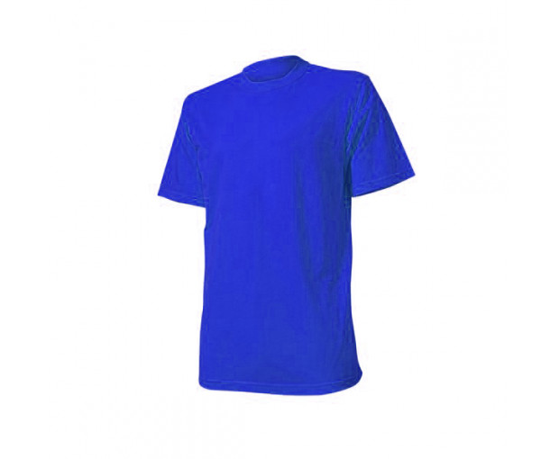 Тениска обло деколте 100%П, кр.синя М
