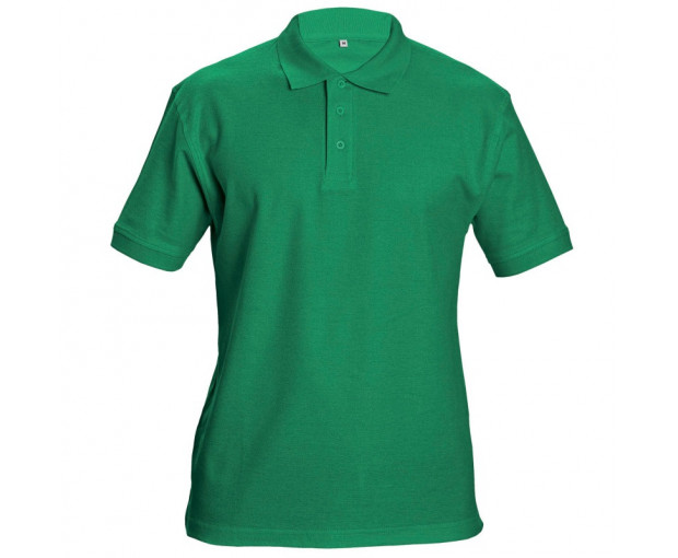 Тениска с якa La Coste 100%П,зелена 3XL