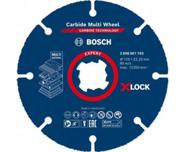 Диск BOSCH за Дърво и Пластмаса 125mm, 2608901193