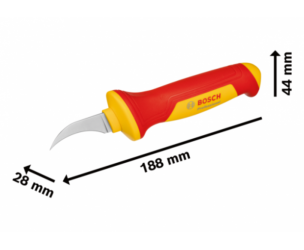  VDE Bosch  PROFESSIONAL Нож за сваляне на изолация, 1600A02NF6
