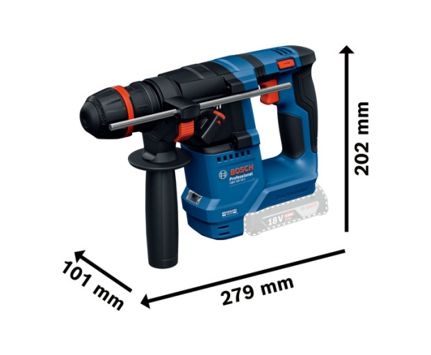 GBH 18V-18 X  Акумулаторен перфоратор BOSCH Solo, 0611927100