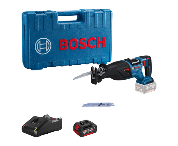 Акумулаторен саблен трион BOSCH BITURBO GSA 185-LI, 06016C0021