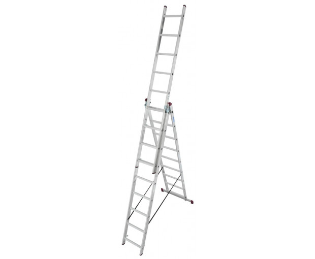 Трираменна алуминиева стълба Krause CORDA 3x9
