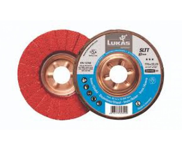 Ламелен диск със стоманена подложка Lukas SLTT 125 x 22  Ceramic 60