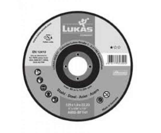 Диск за стомана - плосък Lukas Т41 115x1x22.2 PROMAX