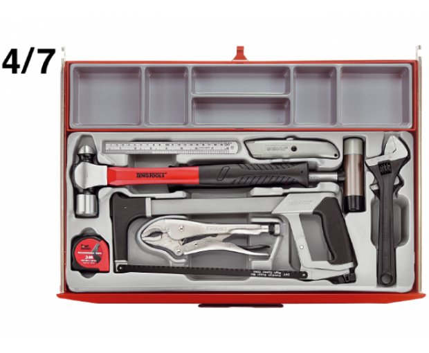 Количка с инструменти  7 чекмеджета 491 части Teng Tools TCMM491N