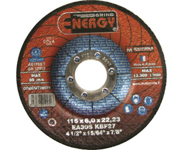 Карбофлексен диск за неръждаема стомана - плосък Mabtools 180 x 2.5x22
