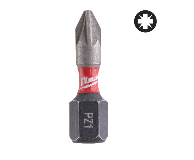Комплект ударни накрайници Milwaukee PZ1x25 mm, 4932430861