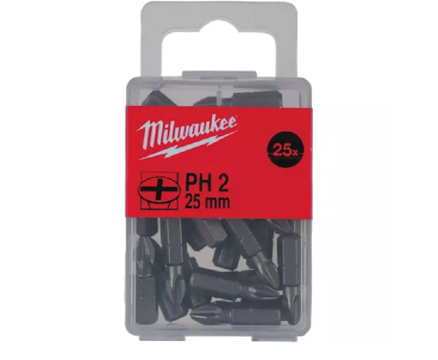 Комплект накрайници Milwaukee PH2x25 mm P25M , 4932399587