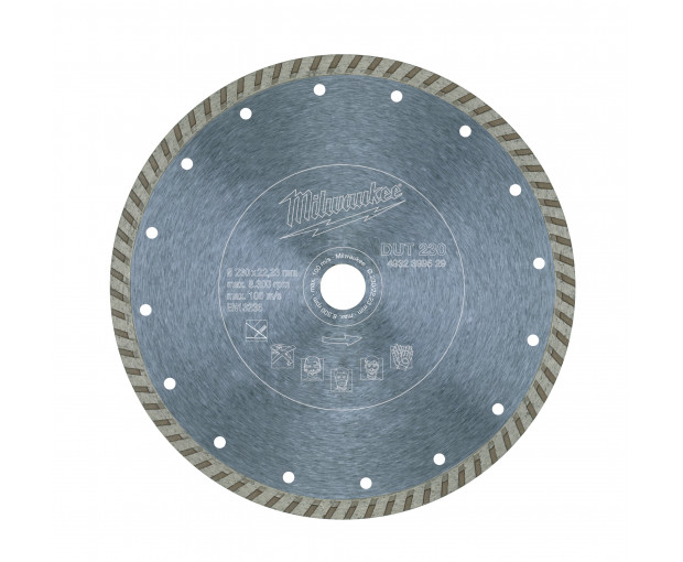 Диамантен диск за рязане Milwaukee, DUT 230 mm
