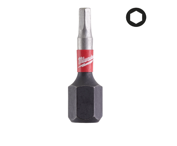 Ударен накрайник Milwaukee HEX2.5x25 mm, 4932430893