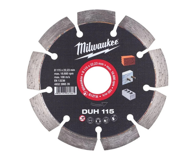 Диамантен диск Milwaukee DUH, 115 mm , 4932399539
