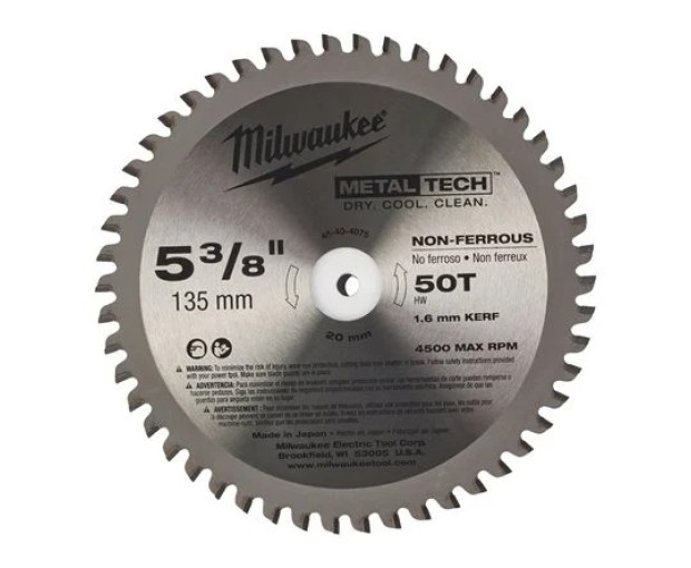 Циркулярен диск за метал Milwaukee 135x20mm 50Z