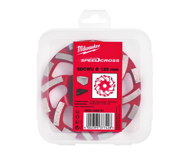 Диамантен чашковиден диск Milwaukee SDCWU, 125 mm