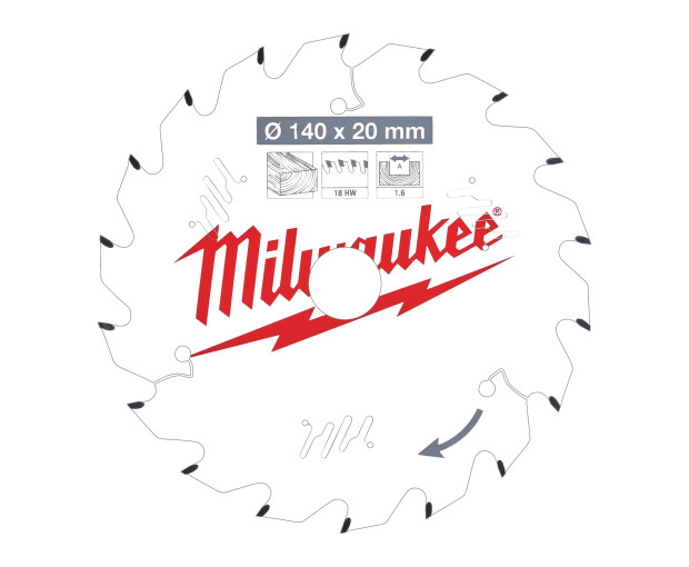 Циркулярен диск за дърво Milwaukee 190 x 24T/48T, 2бр. , 4932479574