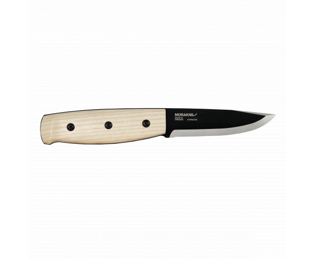 Нож MORAKNIV Wit BlackBlade(S) с кожена кания и дръжка от ясен