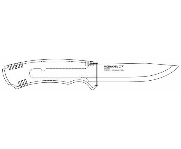 Нож MORAKNIV Bushcraft Black