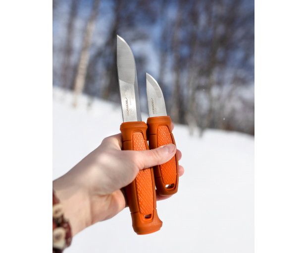 Нож MORAKNIV Kansbol Burnt Orange с кания за колан