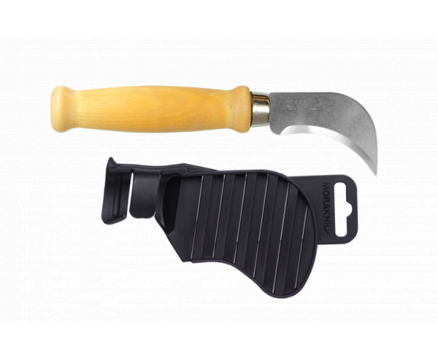 Нож неръжд.стом.за мокет, изолаця с дървена др.175
