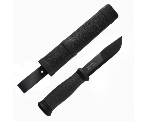 Нож MORA 2000 (S) черен с черно острие