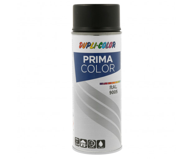 Боя спрей Prima мат RAL 9005 черно, 400 ml