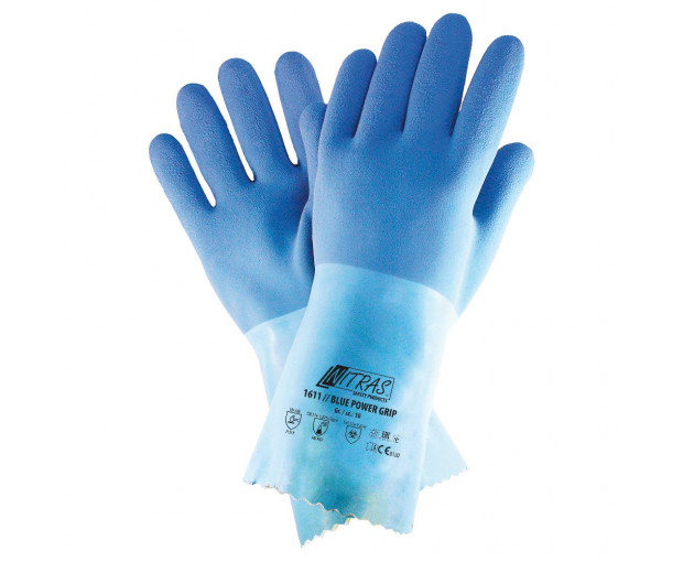 Ръкавици BLUE POWER GRIP, латекс, р-р 10