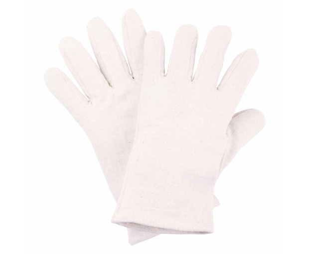 Памучни бели ръкавици 5010.р-р 10