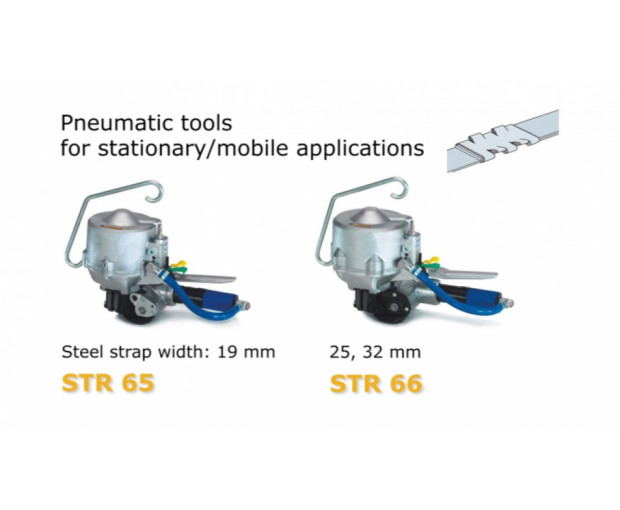 Пневматичен инструмент за обтягане на метален чембер Strapex STR 66