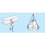 Универсална винтова скоба за повдигане SCD G=2 t 0-40 mm