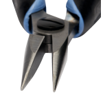 ESD Клещи с полуобли гладки челюсти "CN", 158.5 mm Lindstrom RX 7890