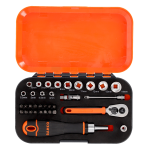 Комплект вложки и аксесоари на 1/4'', 34 части BAHCO S34MC8H