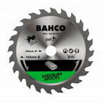 Циркулярен диск за дърво 136 mm, 24 зъба BAHCO 8501-136-10-24C