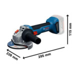 Акумулаторен ъглошлайф BOSCH GWS 18V-8, solo, 06019N9000