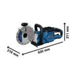 Циркуляр Bosch за бързо рязане GCS 18V-230, 06013B0000