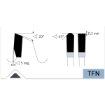 TCT Диск за цветни метали 150x2,8x20/16 42 TFN Karnasch 108000150010