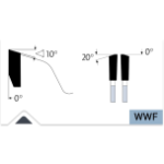 TCT Диск за метал 305x2,2x25,4 60 WWF Karnasch 107100305010