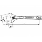 Ключ раздвижен Teng Tools до 24 mm или 15/16 inch