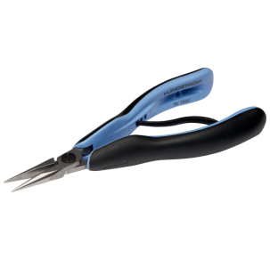 ESD Клещи с полуобли гладки челюсти "CN", 158.5 mm Lindstrom RX 7890