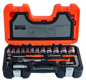 Комплект вложки и аксесоари 1/4 и 1/2, 56 части BAHCO S560