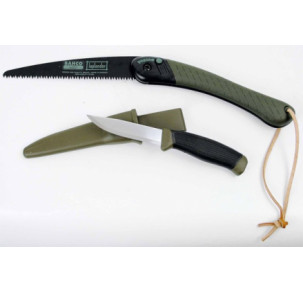 Комплект трион сгъваем овощарски и нож зелен BAHCO LAP-KNIFE