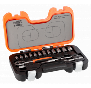 Комплект вложки и аксесоари 1/4, 16 части инчови BAHCO S160AF